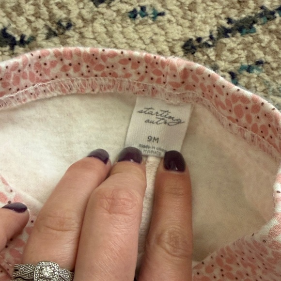 Starting Out Pink Ruffle Kids Matching Set - Picture 4 of 5